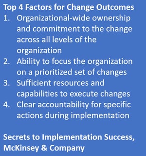 factors for successful change management