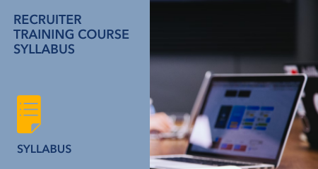 Recruiter Training Program Syllabus Cover Image
