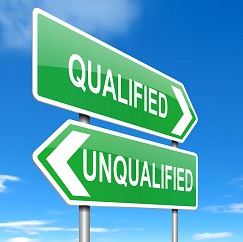 Three levels to sales qualification.